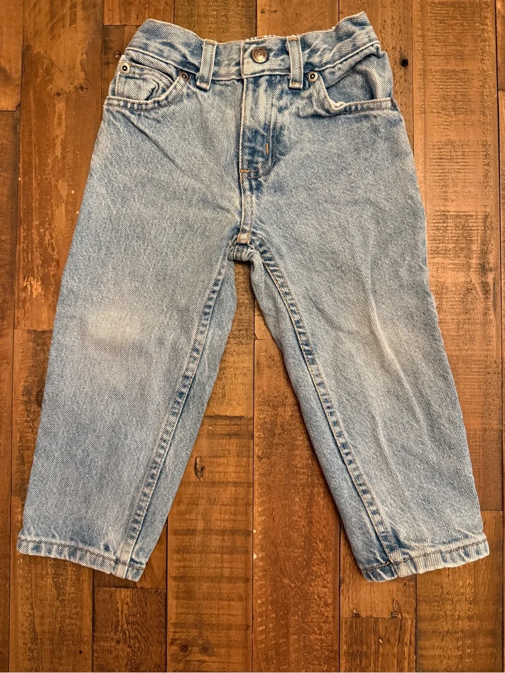 Arizona Jean Company Toddler Jeans – Size 3T – Light Wash Denim – Elastic Waist